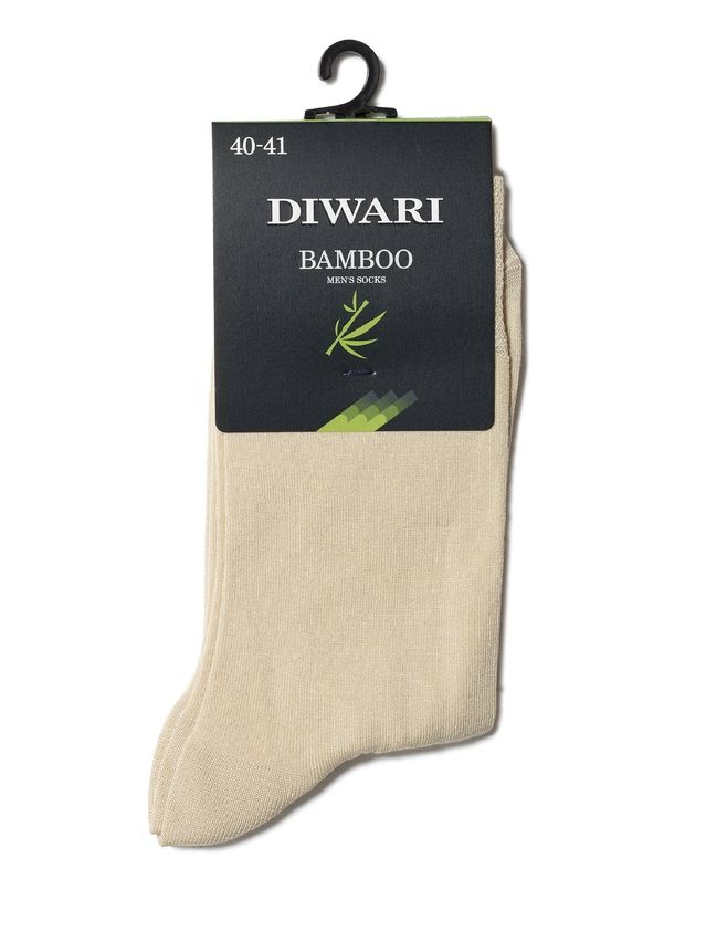 Skarpety męskie DiWaRi BAMBOO, r. 40-41, 000 beżowy - 2