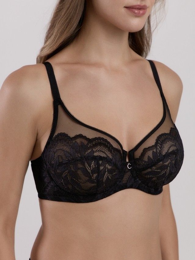 Biustonosz CE GLAMOUR TB6245, r.70D, czarny - 1