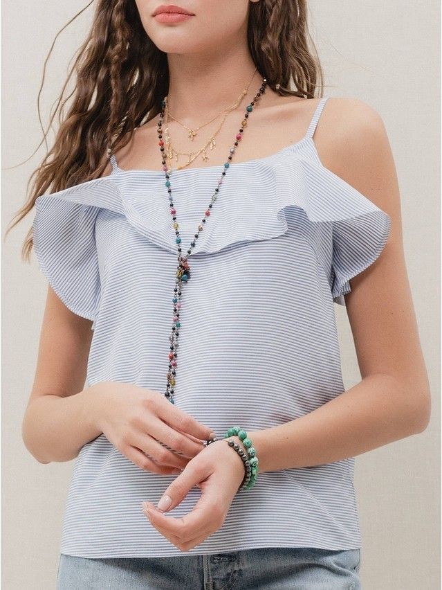 Top damski CE LBL 910,r.170-84-90, white-blue - 1