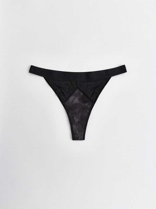 Majtki damskie CE RIB WITH MESH LTA 2495, r.90/XS,, czarny tie dye - 4