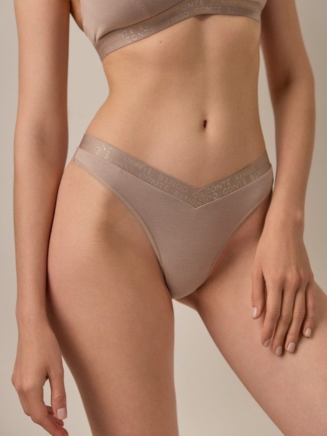 Majtki damskie CONTE ELEGANT FLEXIBLE LBR 2238, r.90/XS, cappuccino - 2