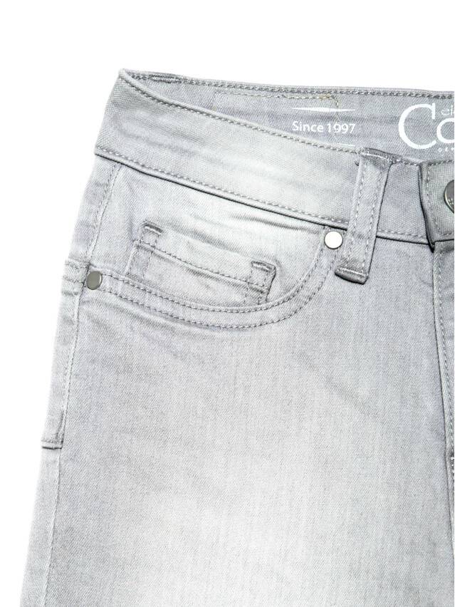 Spodnie denim CONTE ELEGANT CON-127, r.170-102, jasnoszare - 5