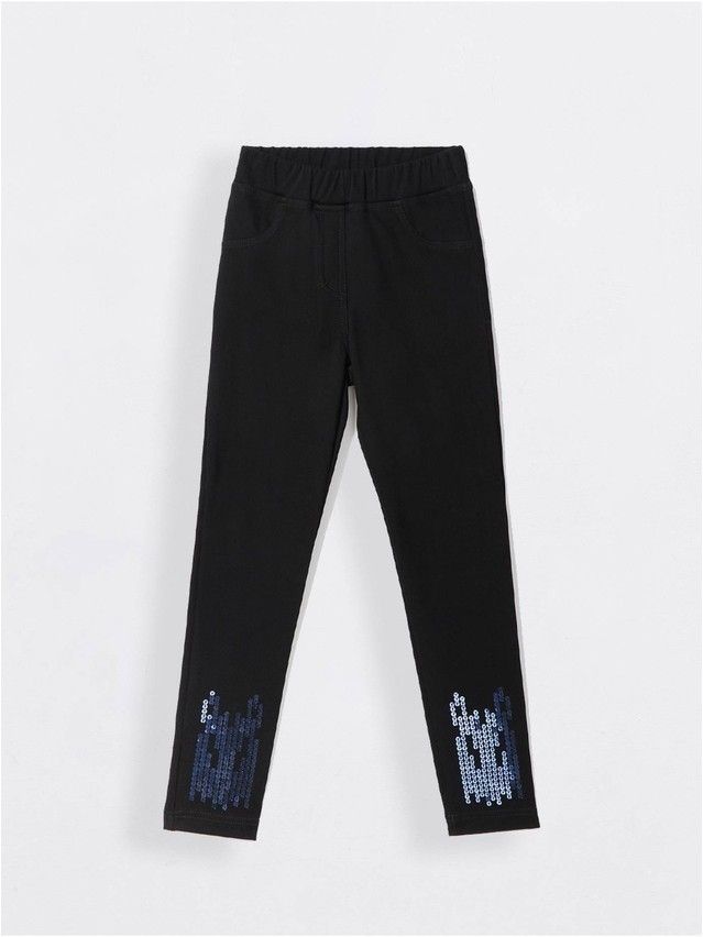 Legginsy dla dziewczynek CONTE ELEGANT MINI TWINKLE, r.110,116-56, nero - 1