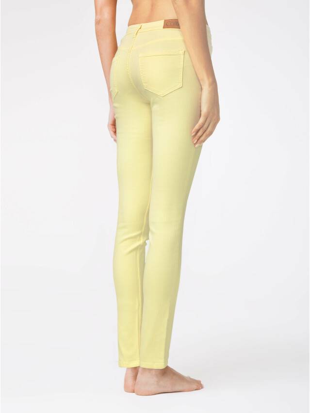 Spodnie denim CONTE ELEGANT CON-38Y, r.170-94, pastel yellow - 3