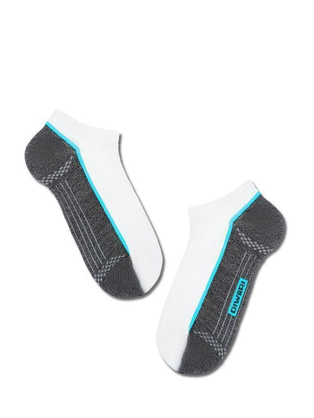 Skarpety męskie ACTIVE (ultrakrótkie) 15С-44СP, r.25, 044 biały-jeans - 1