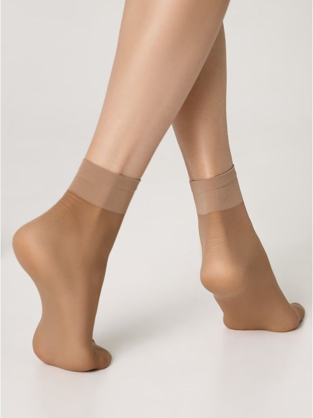 Skarpetki CONTE ELEGANT SOLO 20 (2 pary),r.36-39, bronz - 2
