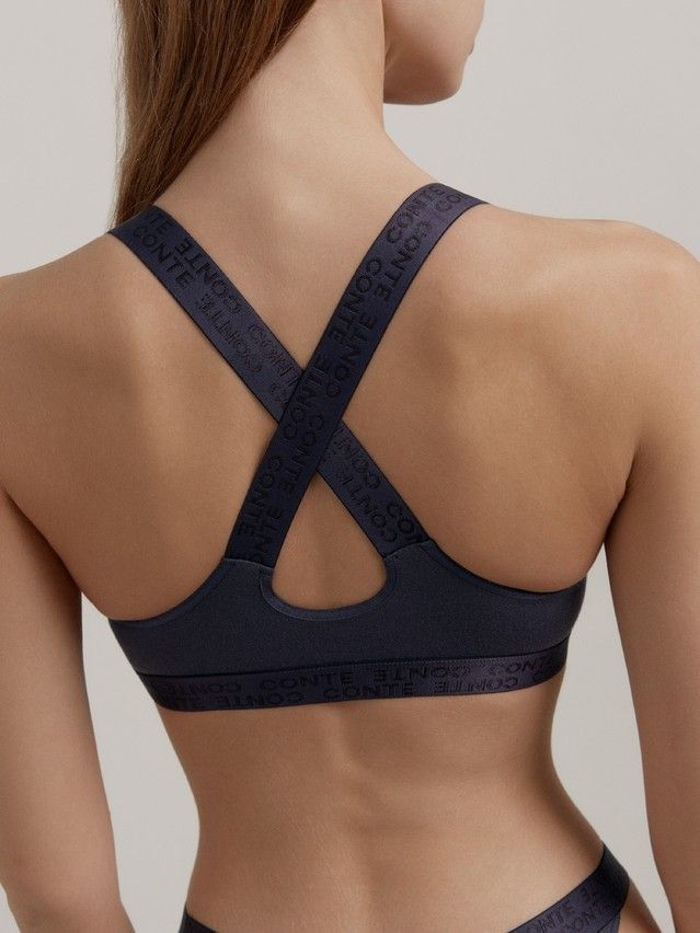 Bustier damski CONTE ELEGANT FLEXIBLE LBE 2236.1, r.170-84/XS, głęboka szarość - 4