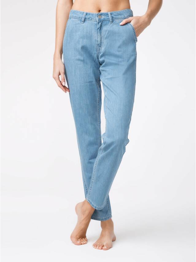 Spodnie denim CONTE ELEGANT CON-140, r.170-102, bleach blue - 2