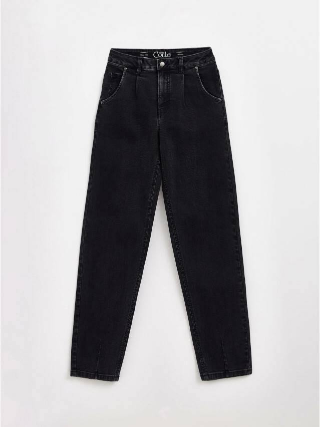 Spodnie jeansowe CONTE ELEGANT CON-423, r.170-94, czarny - 4