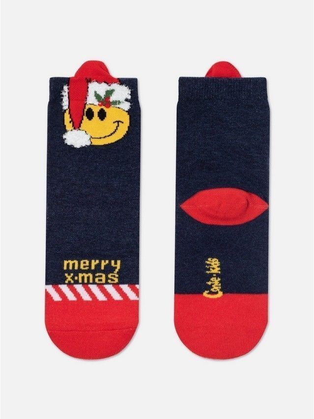 Skarpetki dziecięce CONTE-KIDS NEW YEAR, r.17-20, 952 granatowy - 2