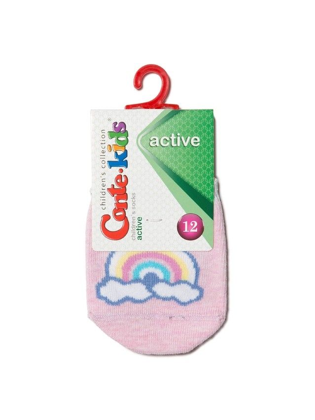 Skarpety dziecięce CONTE-KIDS ACTIVE, r.21-23, 328 jasnoróżowy - 2