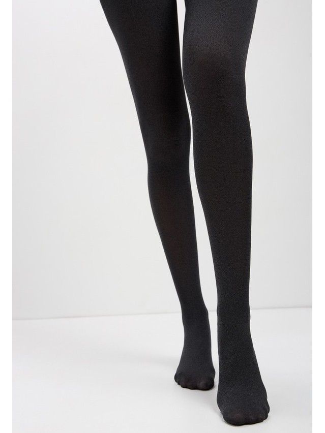 Rajstopy damskie CONTE ELEGANT TRENDY MELANGE, r.2, grafit - 7