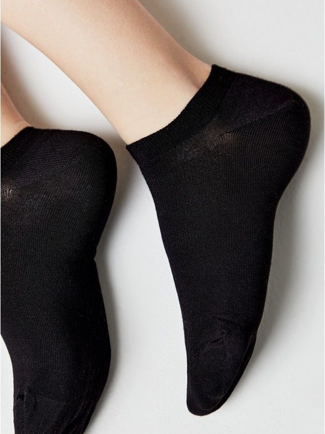 Skarpety damskie wiskozowe ACTIVE (ultrakrótkie, tencel) 15С-77СP, r.23, 079 czarny - 4
