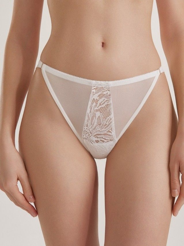 Majtki damskie CONTE ELEGANT MYSTERY GARDEN LBR 3117, r.90/XS, złamana biel - 1
