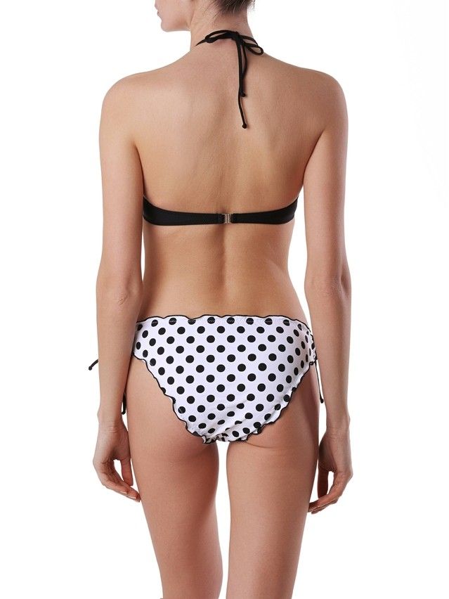 Majtki bikini CONTE ELEGANT TWIGGIE, r.102, czarny-biały - 5