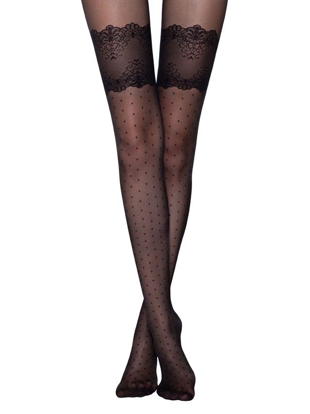 Rajstopy damskie CE FANTASY SEDUCTION, r.2, nero - 9