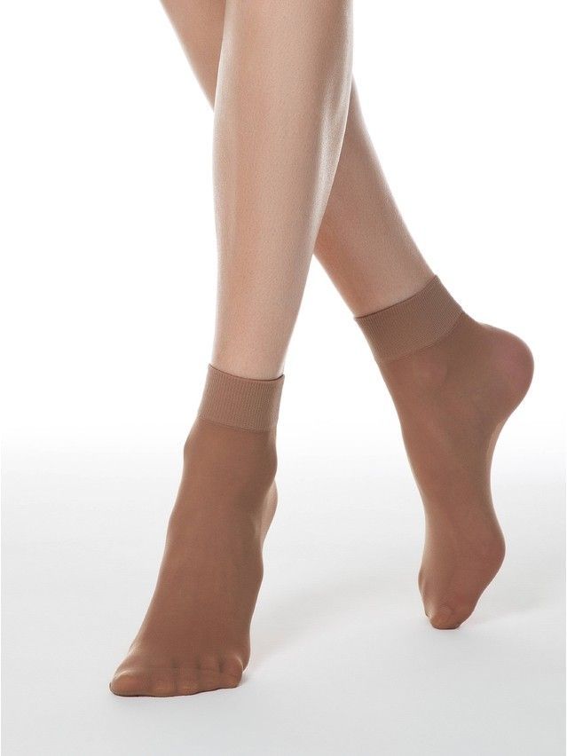 Skarpety damskie TENSION 40 (2 pary),r. 23-25, bronz - 2