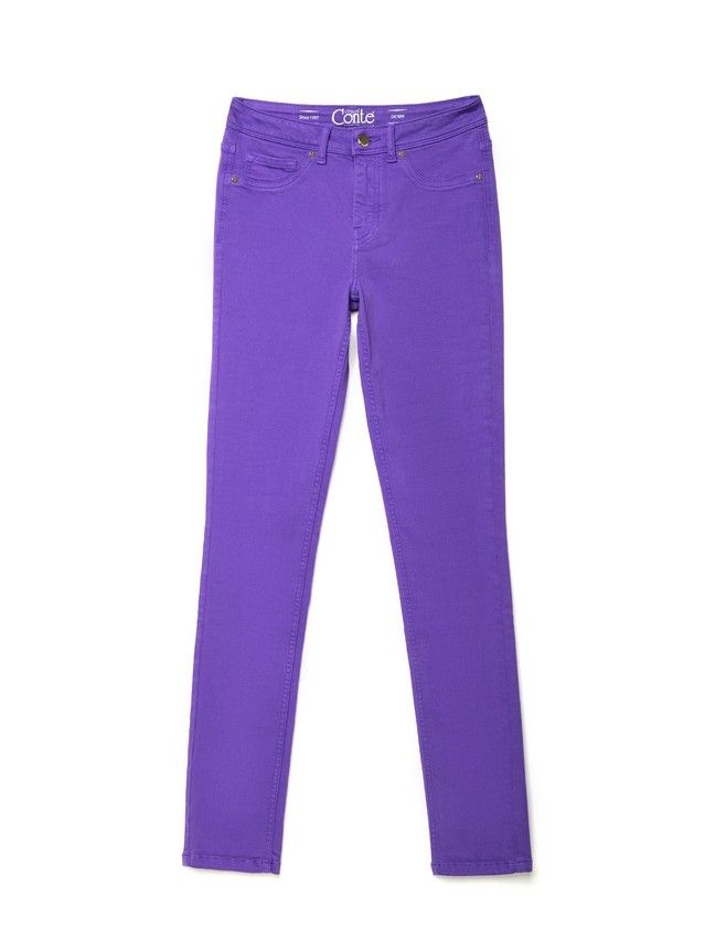 Spodnie denim CONTE ELEGANT CON-38V, r.170-102, royal violet - 4