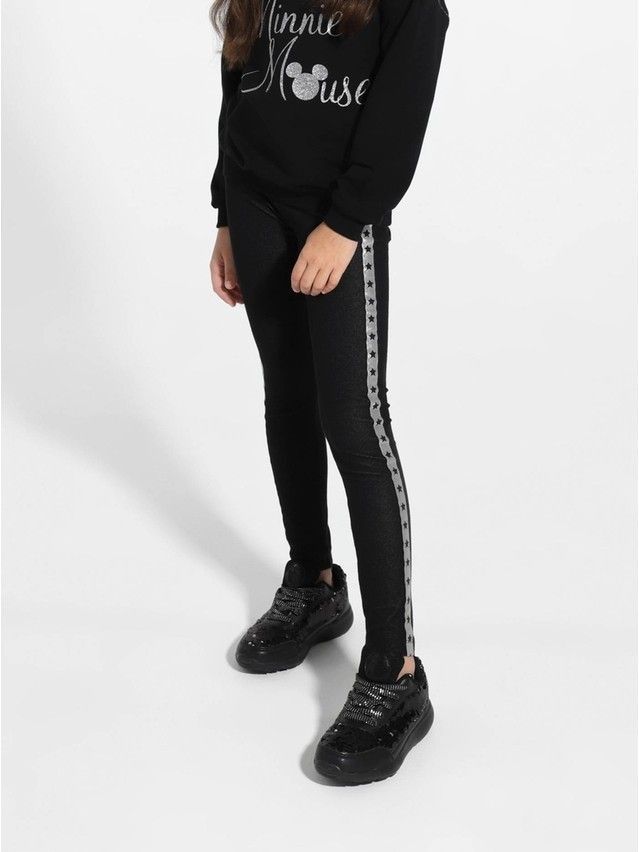 Legginsy dla dziewczynek CONTE ELEGANT MINI HOLLYWOOD, r.104,110-56, czarny - 1
