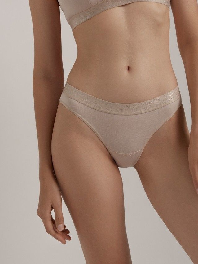 Majtki damskie CONTE ELEGANT FLEXIBLE LB 2240, r.90/XS, jasny migdał - 1