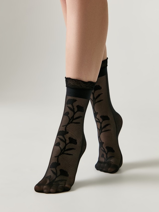 Skarpetki damskie CONTE ELEGANT FANTASY, r.36-39, , nero - 3
