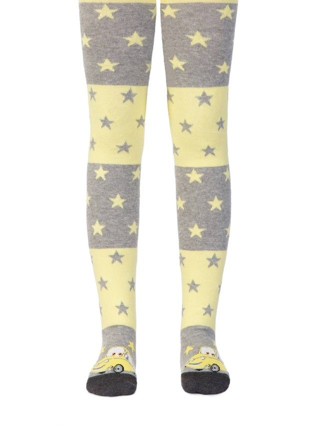 Rajstopy dziecięce CONTE KIDS DISNEY, r.104-110 (16),469 grey-yellow - 1
