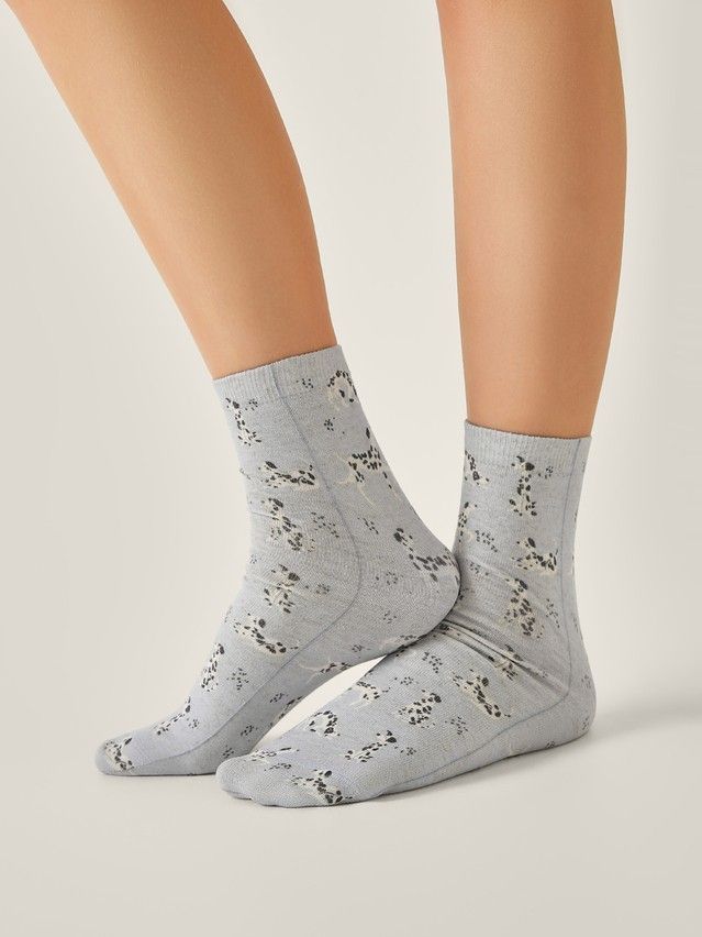 Skarpetki damskie CONTE ELEGANT FANTASY, r.36-38, 730 szary - 2