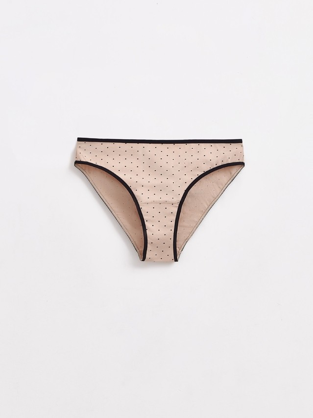 Majtki damskie CONTE ELEGANT PRINT DOTS LB 2546, r.90/XS, cappuccino-czarny - 4