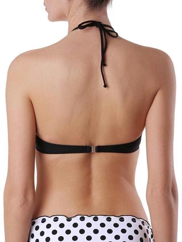 Damski stanik do pływania CONTE ELEGANT TWIGGIE, r.70(B),czarny-biały - 3