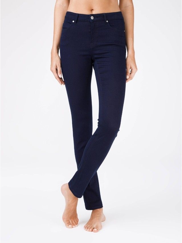 Spodnie jeansowe CONTE ELEGANT CON-90, r.170-102, ciemnoniebieski - 1