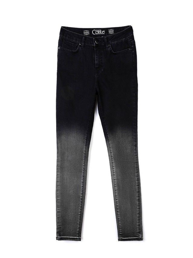 Spodnie denim CONTE ELEGANT CON-57, r.170-94, czarny - 3