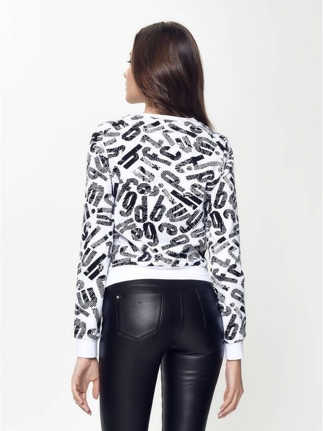 Bluza CONTE ELEGANT LD 894, s.170-92, black-white logo - 3