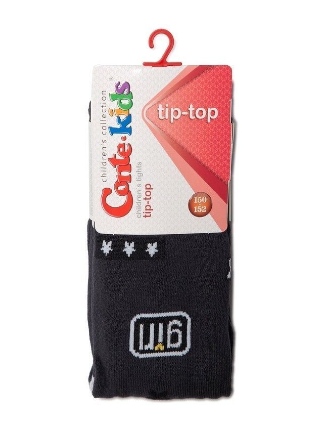 Rajstopy dziecięce CONTE KIDS TIP-TOP, r.140-146 (22),443 grafitowy - 2