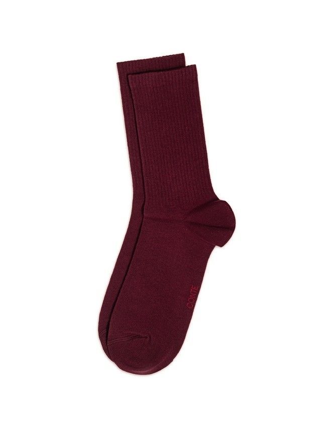 Skarpetki damskie CONTE ELEGANT ACTIVE, r.36-38, 000 bordowy - 1