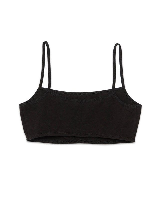 Bustier damski bawełniany LBE 2017, r.84/XS, czarny - 4
