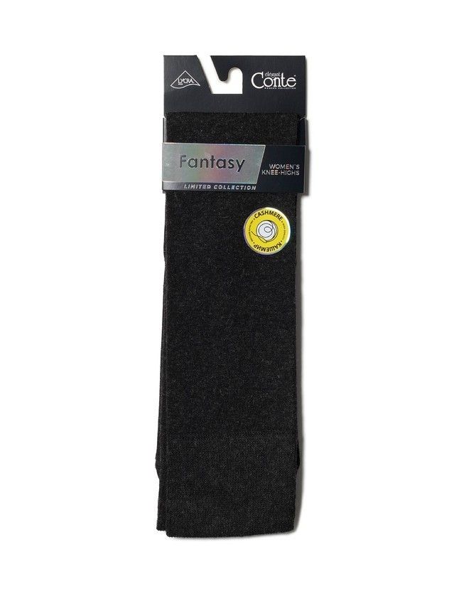 Podkolanówki damskie CONTE ELEGANT FANTASY, r.36-37, 000 grafit - 5