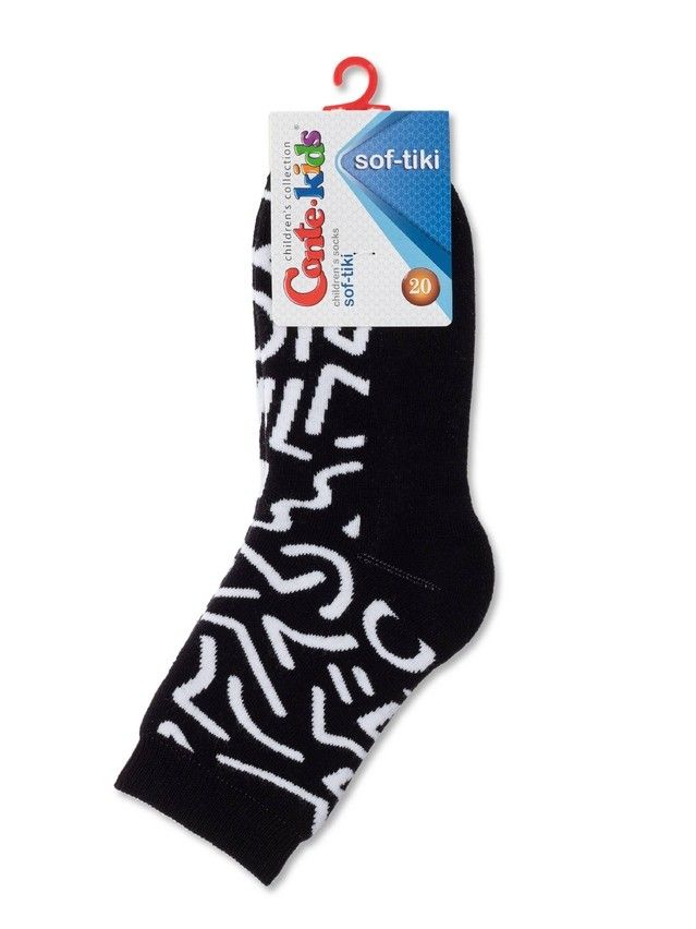Skarpetki dziecięce CONTE-KIDS SOF-TIKI, r.30-32, 594 czarny - 2