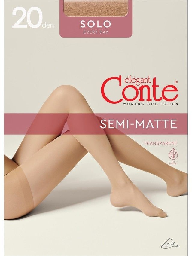 Rajstopy damskie CONTE ELEGANT SOLO 20, r.2, shade - 4