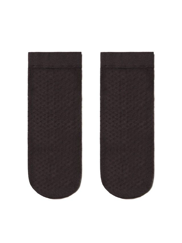 Skarpetki damskie w kropeczki 16С-127СP, r.36-39, grafit - 2