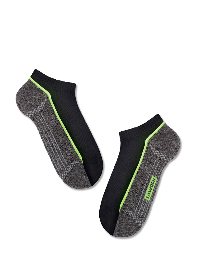 Skarpety męskie ACTIVE (ultra krótkie) 15С-44СP, r. 25, 044 czarny-ciemnoszary - 1