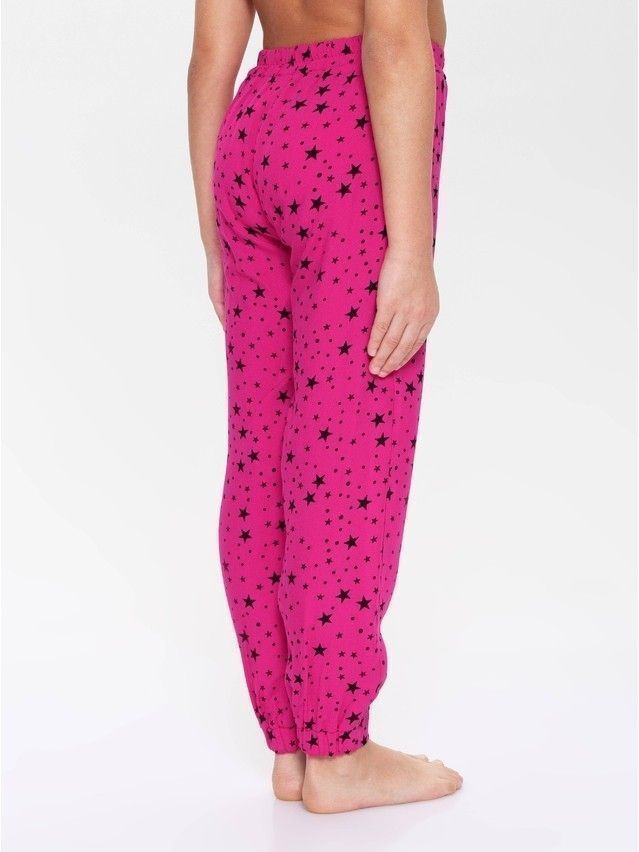 Spodnie dla dziewczynek CONTE ELEGANT PARTY, r.110-56-51, pink maxi star - 4
