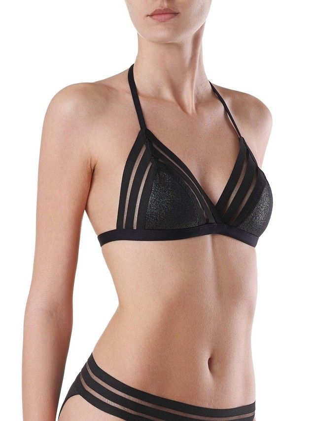 Damski stanik do pływania CONTE ELEGANT ELLIE, r.77-81, czarny - 2