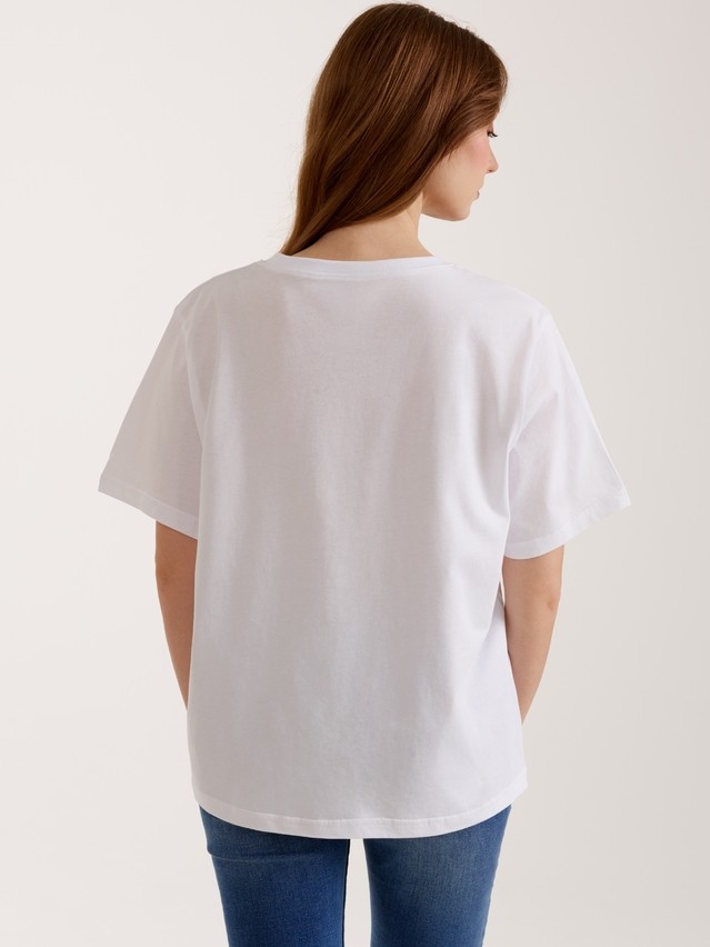Джемпер жен. CE BASIC COLLECTION LD 5025, р.170-100, white - 2