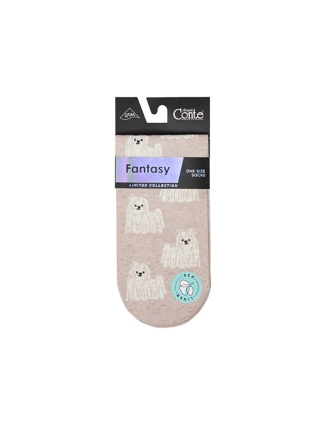 Skarpetki damskie CONTE ELEGANT FANTASY, r.36-38, 729 cielisty róż - 4