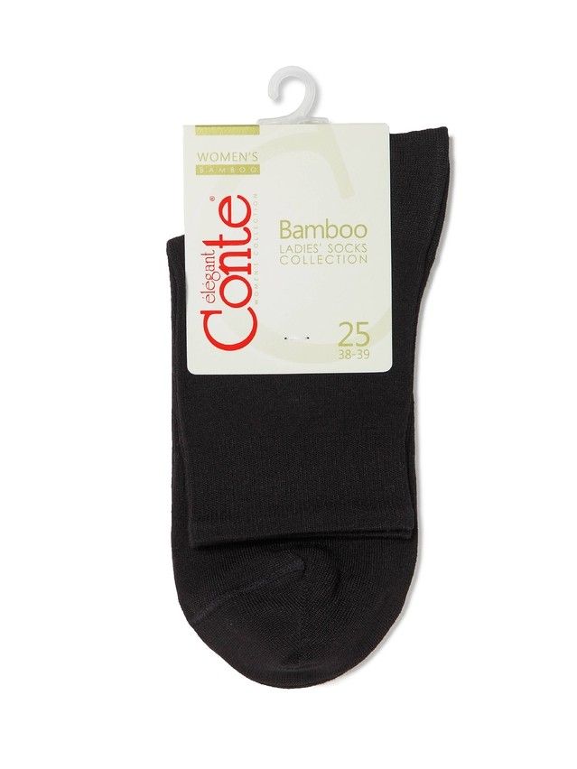 Skarpety damskie BAMBOO, r. 36-37, 000 czarny - 3