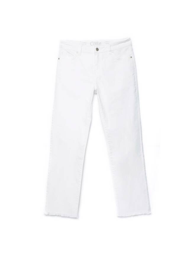 Spodnie denim CONTE ELEGANT CON-118, r.170-102, biały - 4