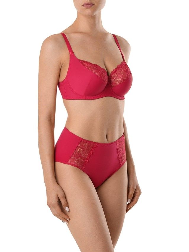 Biustonosz damski CITY STYLE RB0007, r.75D, karmazynowy - 3