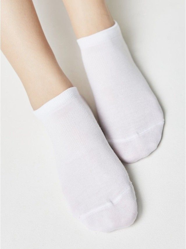 Skarpety damskie wiskozowe ACTIVE (ultrakrótkie, tencel) 15С-77СP, r.23, 079 biały - 5