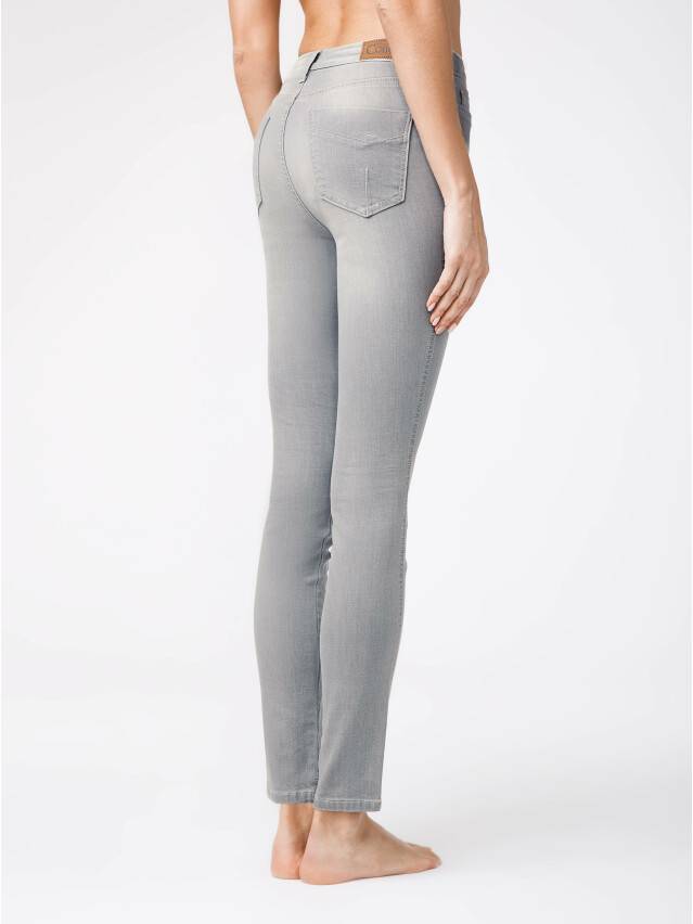 Spodnie denim CONTE ELEGANT CON-117, r.170-102, light grey - 2
