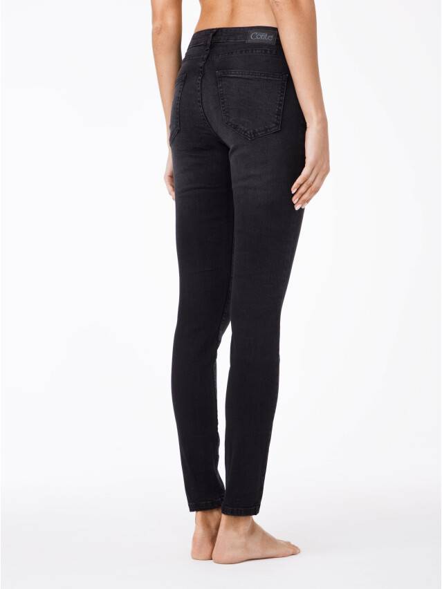 Spodnie jeansowe damskie CONTE ELEGANT 2992/4939, r.170-102, czarny - 3